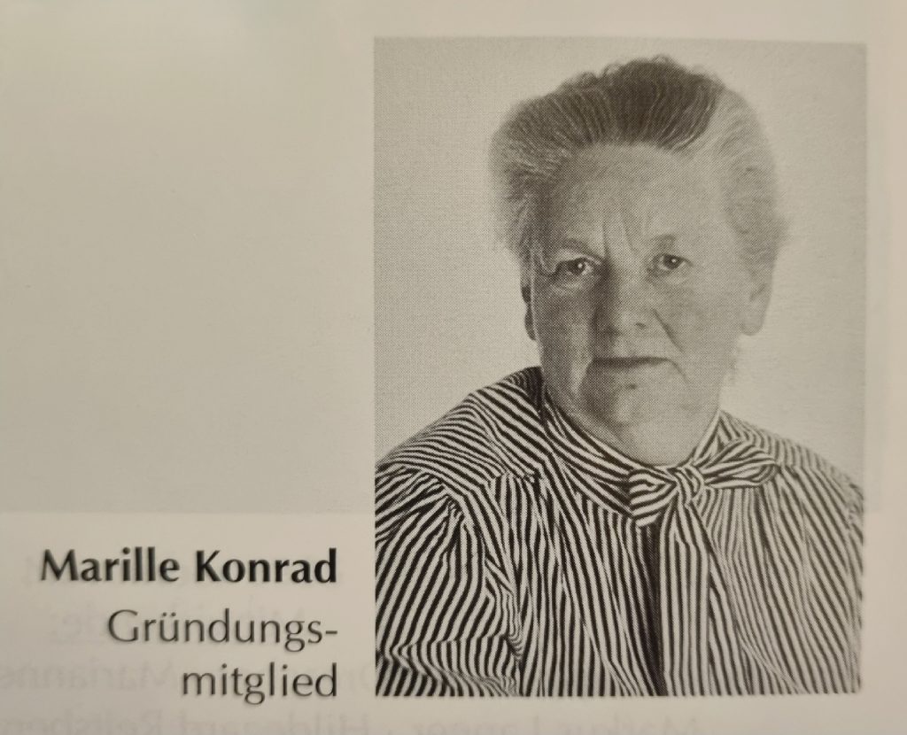 Marille Konrad - Gründugnsmitglied Brett'lbühne Vaterstetten e. V.